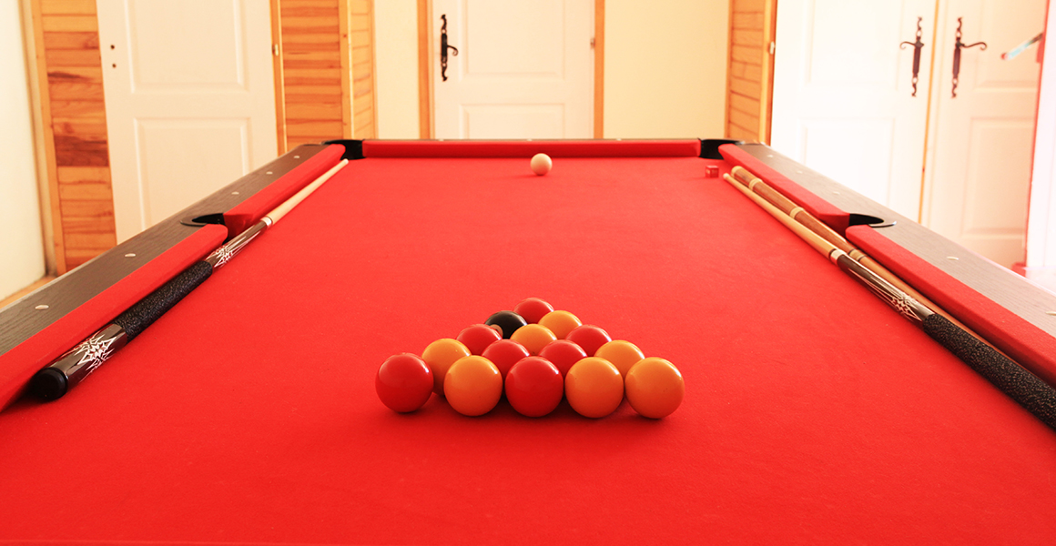 The pool table