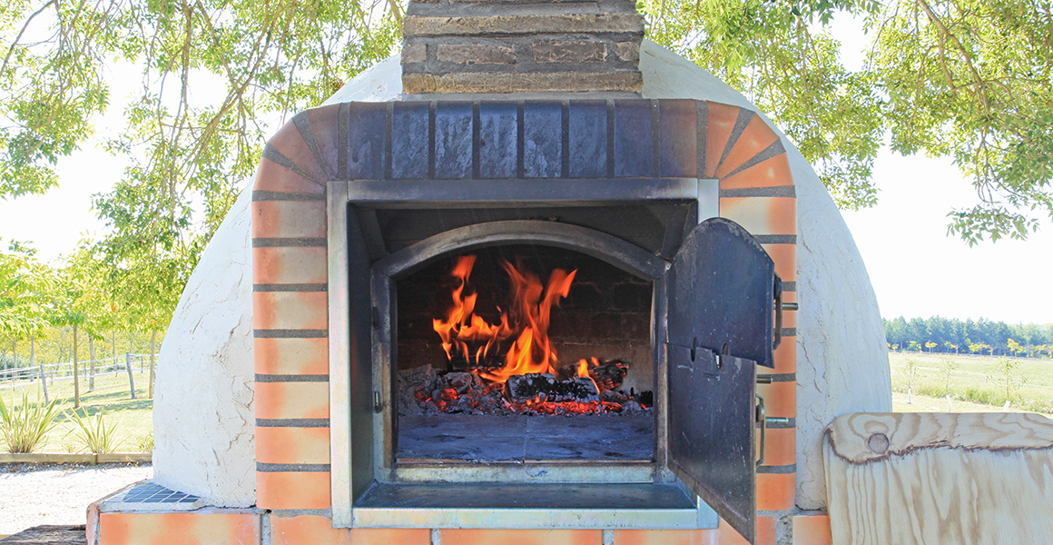 The pizza oven