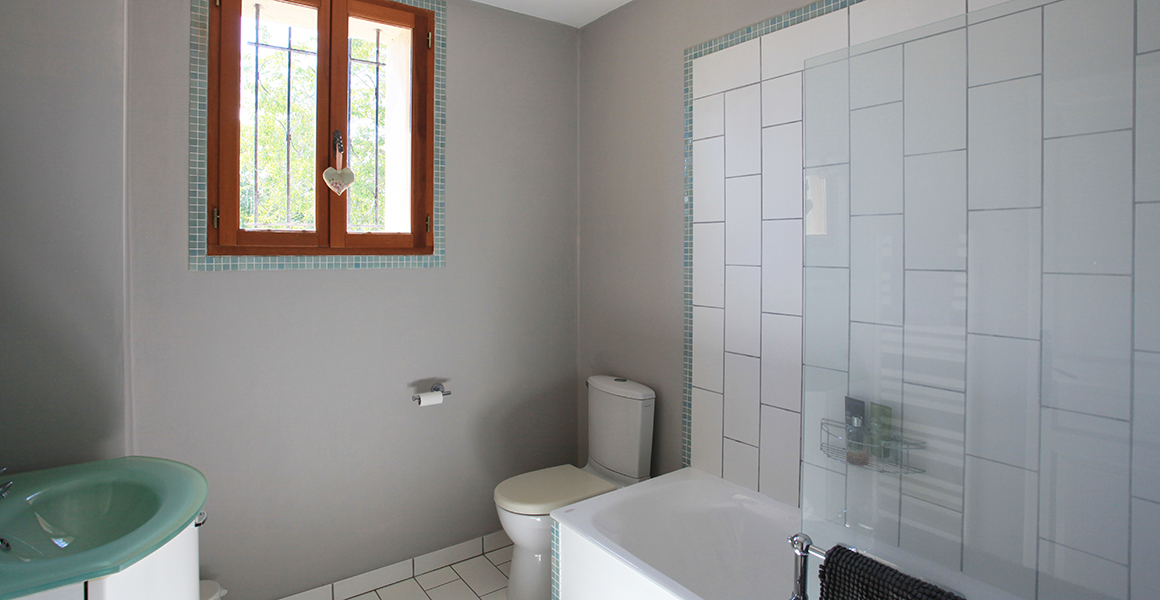 Farmhouse first floor bathroom