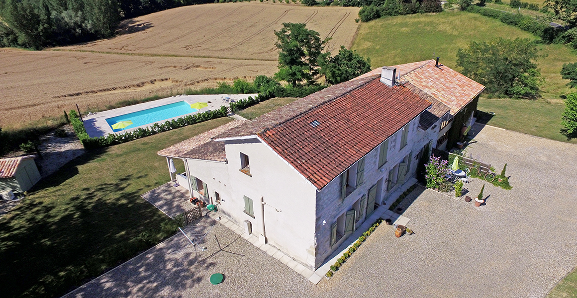 Aerial view of Les Courlis