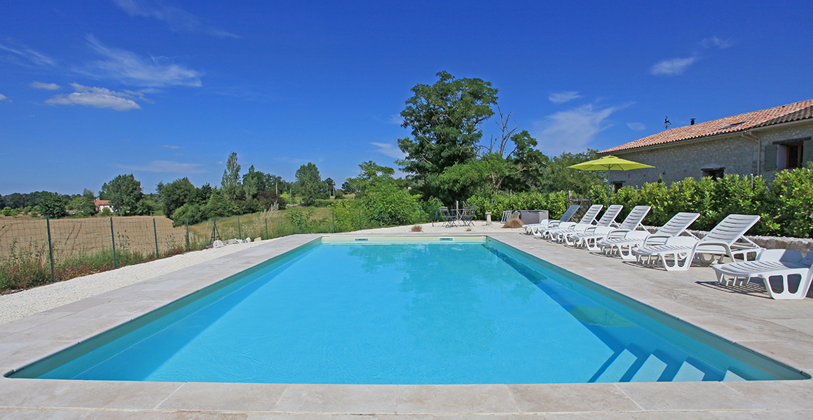 Beautiful pool terrace