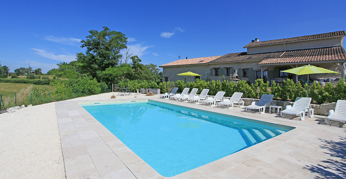 Beautiful pool terrace