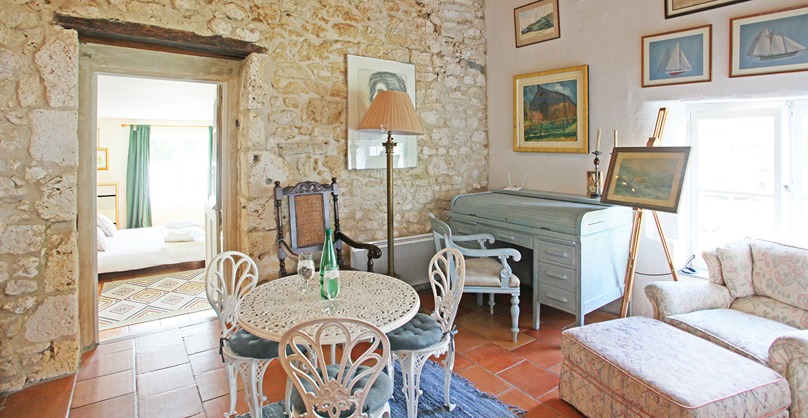 Large gite seating area off the dining room and kitchen with door to ground floor bedroom