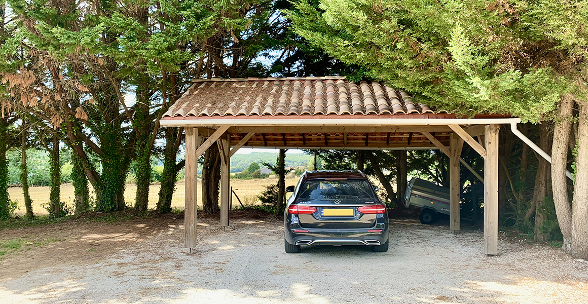 Covered parking is also available