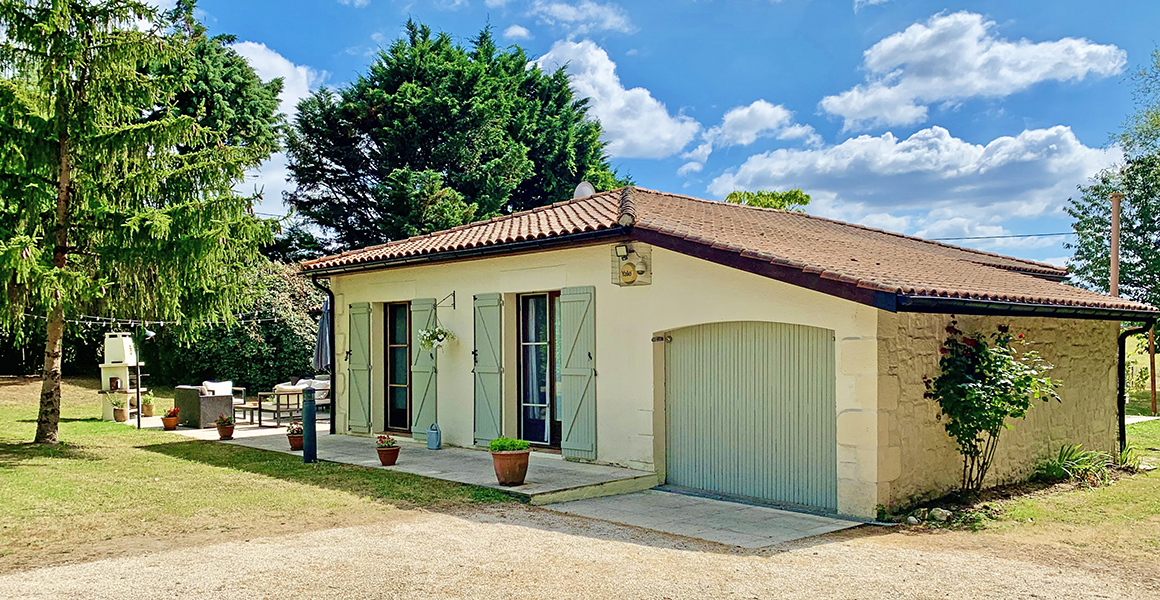 The front of the property