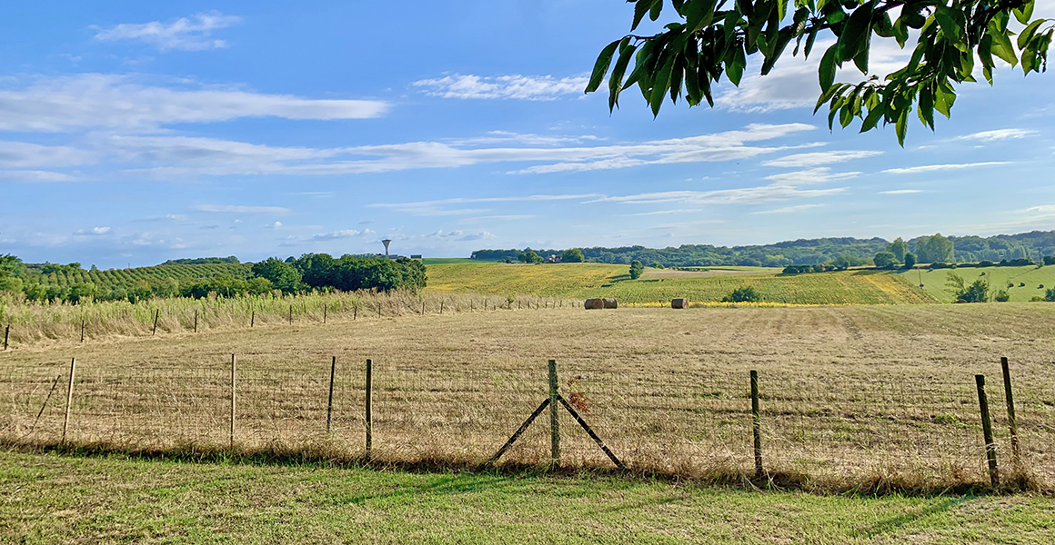 Views across the countryside