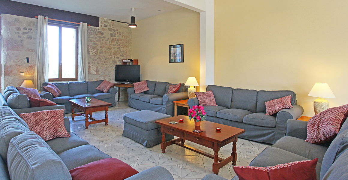 Comfortable seating area in the sitting room