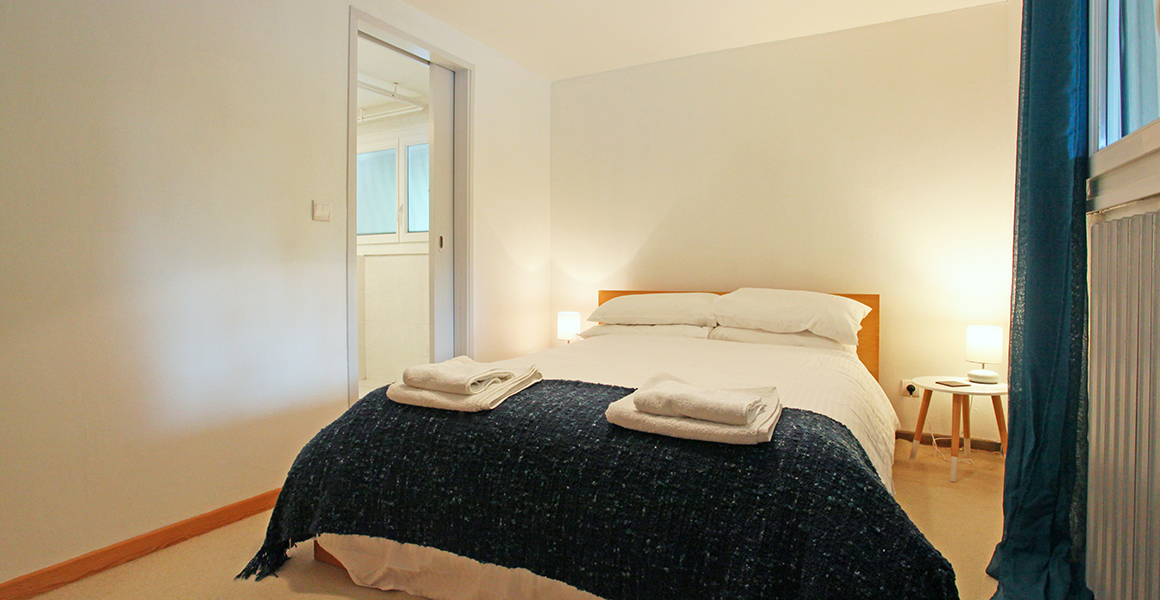 The ground floor annexe double bedroom