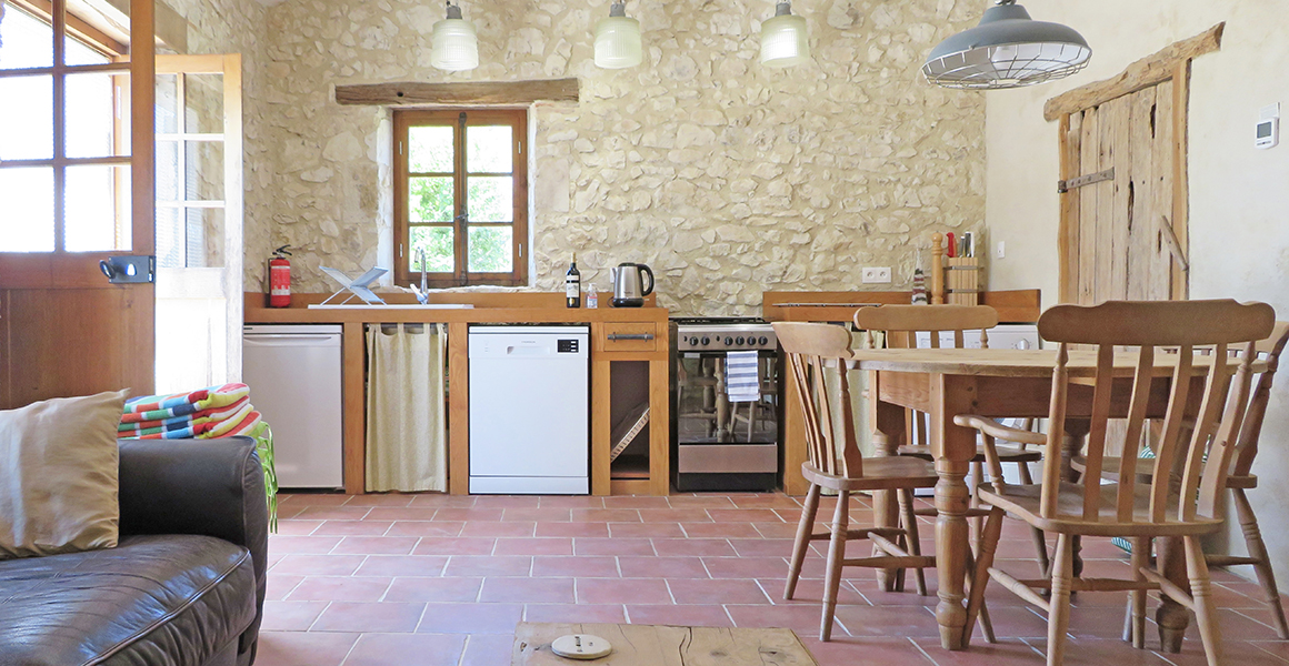 Kitchen and dining area