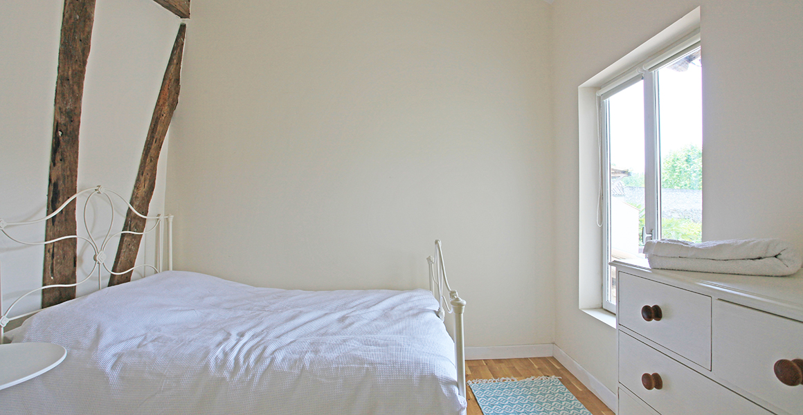 Bedroom 3 at the rear of the house